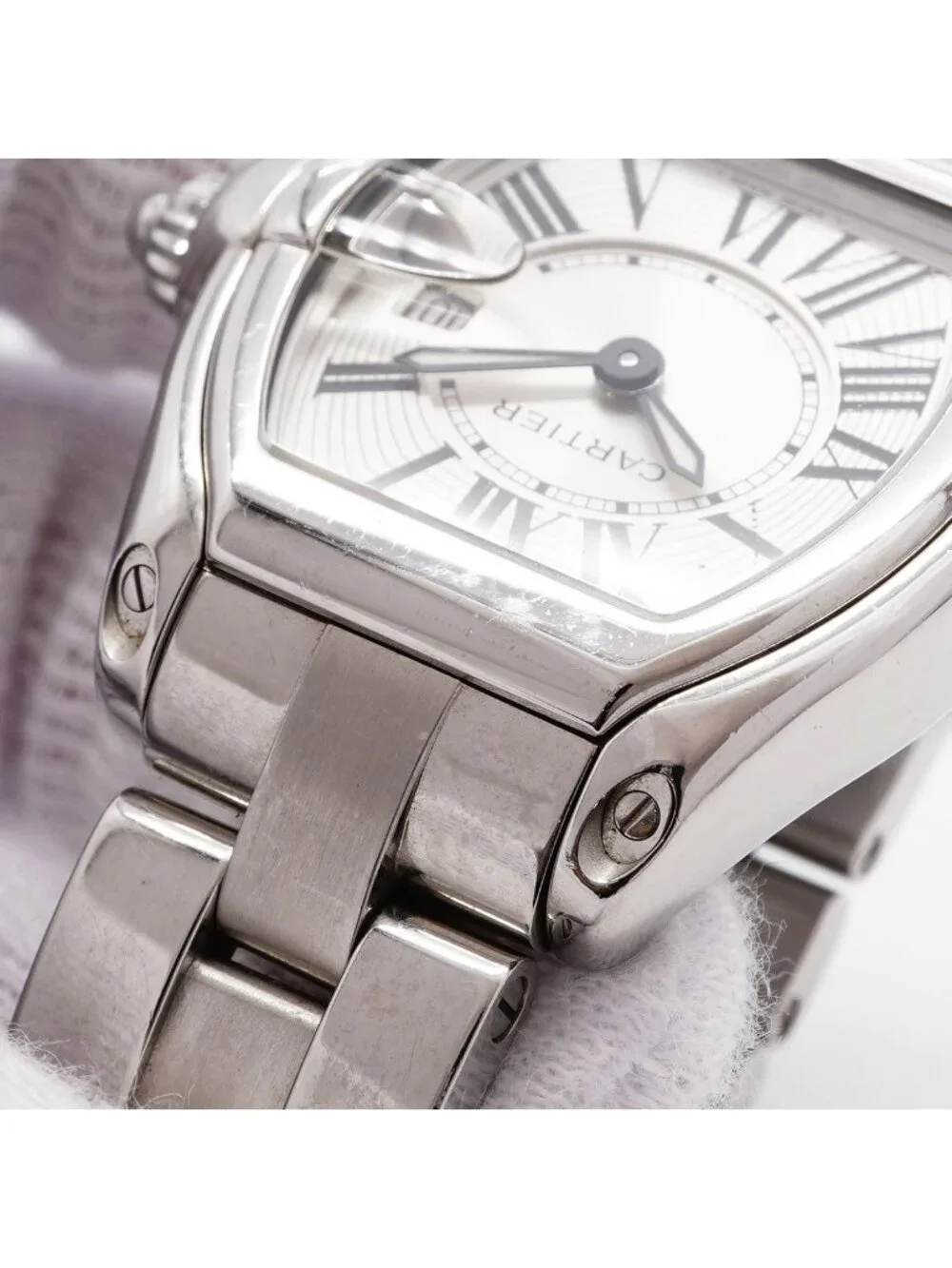 Cartier Roadster SM Silver Dial Watch